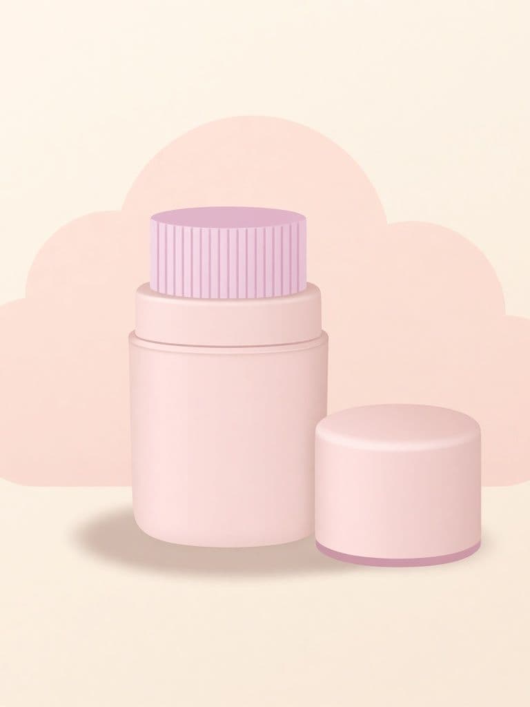 Illustration, not the actual product: Pretty Frank Unscented Baking Soda Free Deodorant Stick